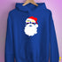 Santa Claus Nonbinary Pride Flag Sunglasses Hoodie - Royal Blue